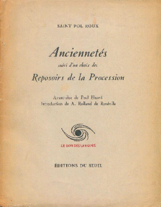 Anciennetés ; suivi d'un choix des Reposoirs de la Procession