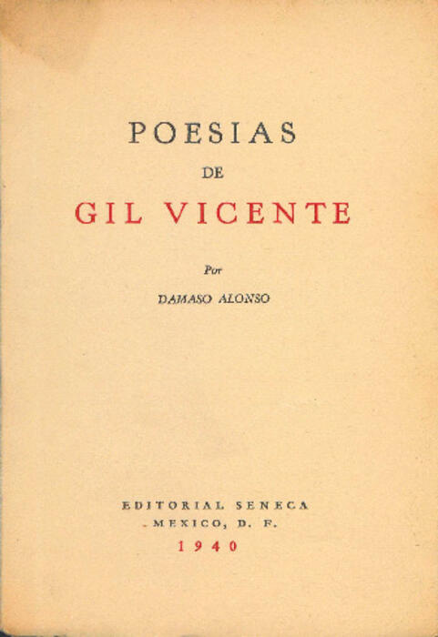 Poesías de Gil Vicente