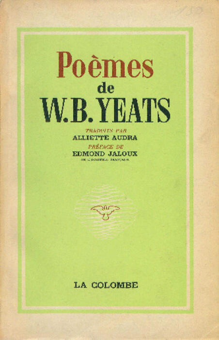 Poèmes de W. B. Yeats