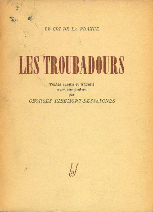 Les troubadours