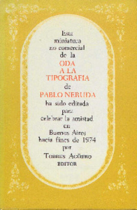 Oda a la tipografía