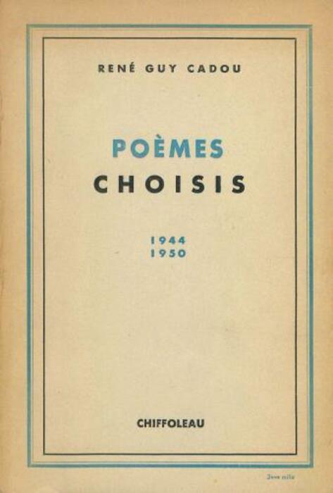 Poèmes choisis, 1944-1950