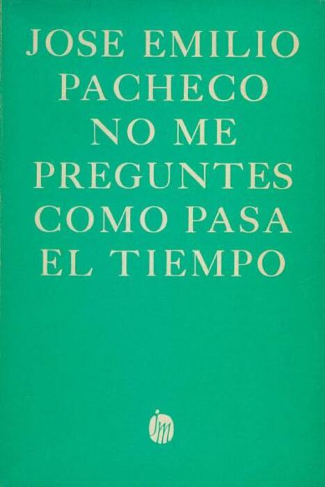 No me preguntes cómo pasa el tiempo