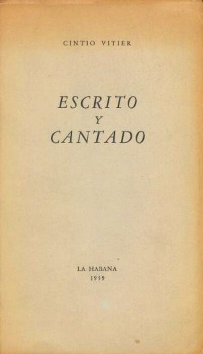 Escrito y cantado