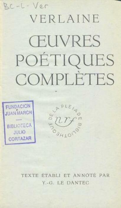 Oeuvres poétiques complètes