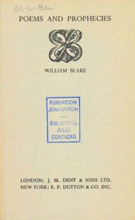 Poems and prophecies