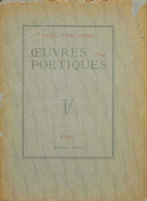 Oeuvres poétiques